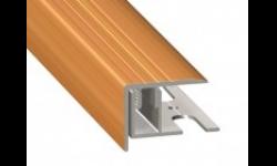 Stair profile with base Q55 high 12-16mm anodized