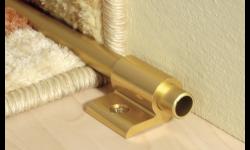 A06 Stair floor-cloth fastening bar with mounting holder 3 pcs