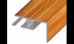 Stair profile with base Q61 high 12-16mm wood-like