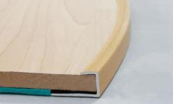 Bent ending profile S93 wood-like