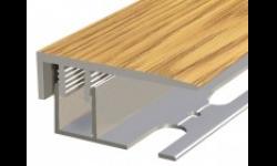Stair profile with base Q54 high 12-16mm anodized