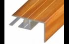 Stair profile with base Q61 high 12-16mm anodized